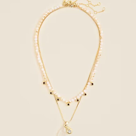 J. Crew Jewelry - J. Crew Crystal and Stone Necklaces Set/NWT